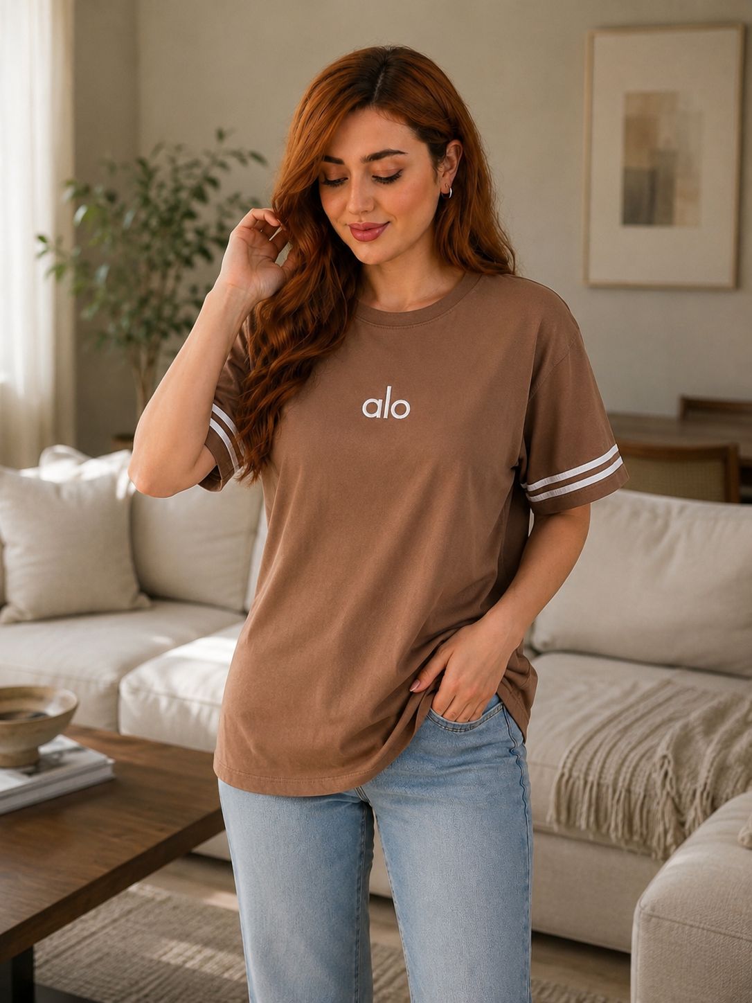 تیشرت پنبه alo