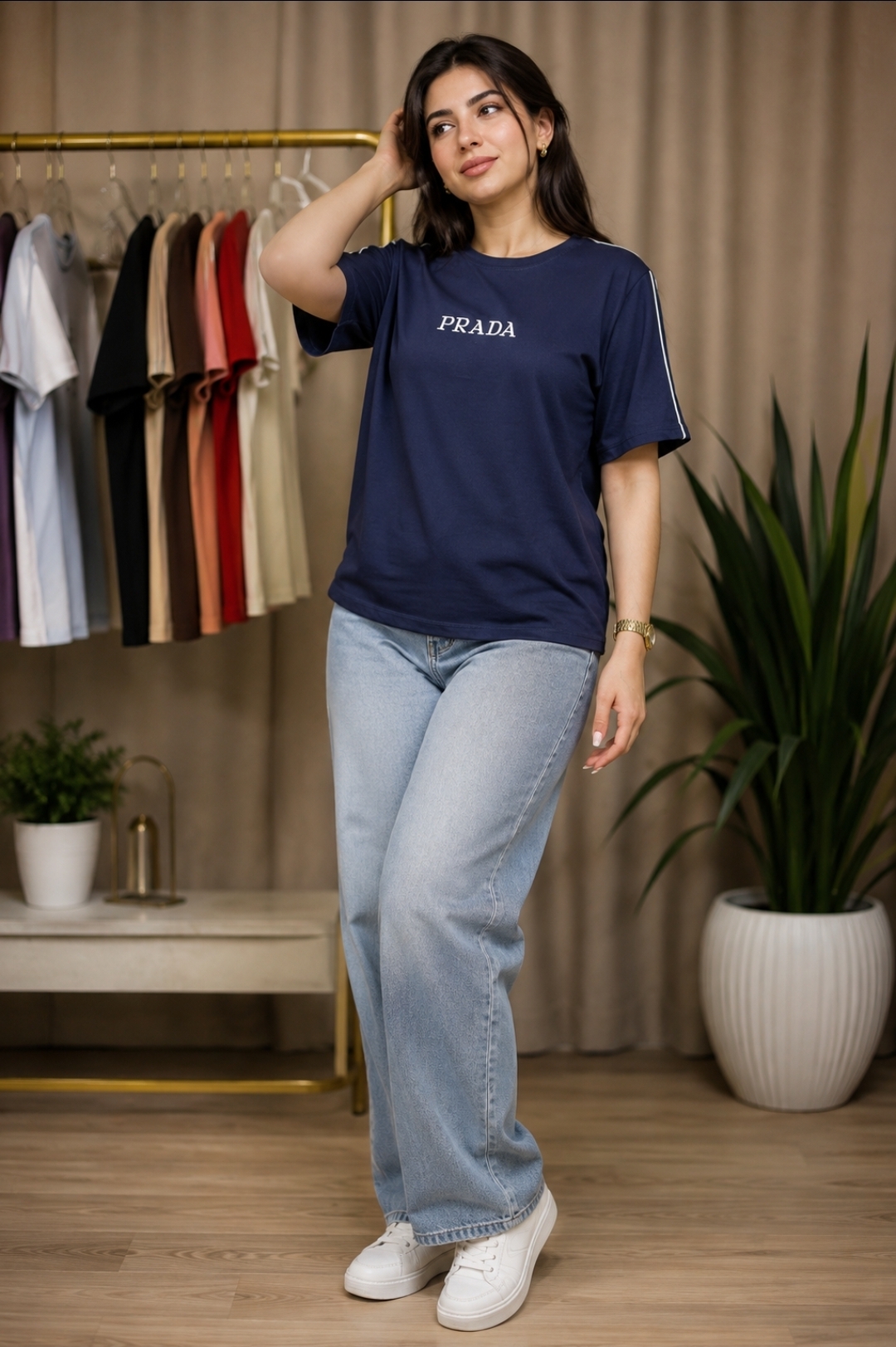 تیشرت پنبه PRADA