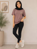 تیشرت پنبه گل دوزی